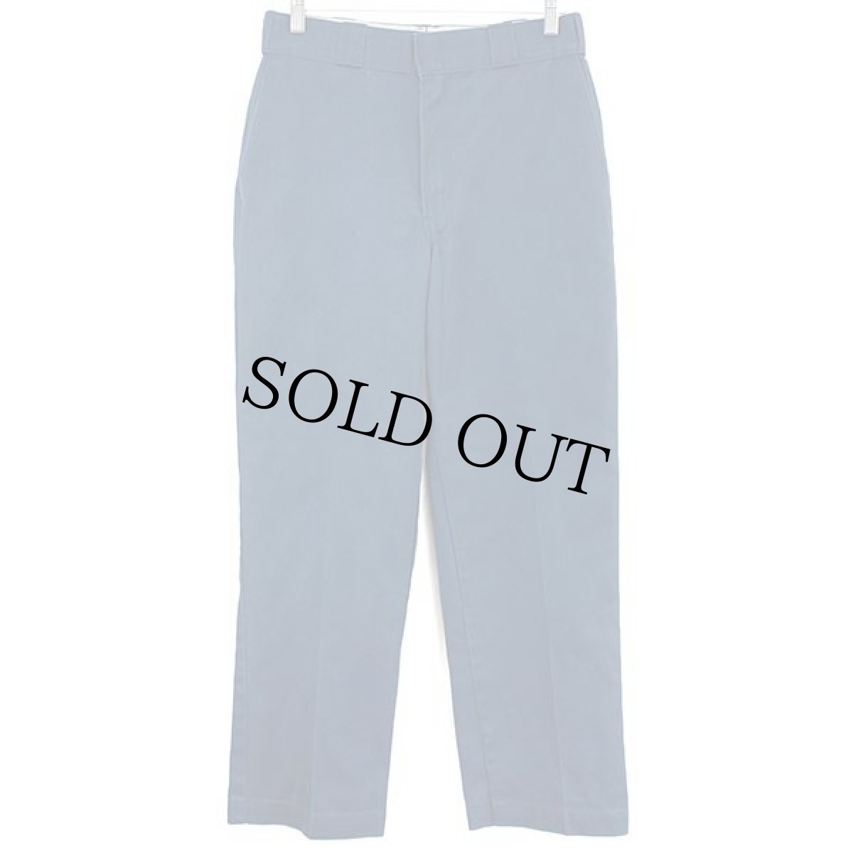 画像2: 80s USA製 Dickiesディッキーズ 874 ワークパンツ 紺 W33 L30 (2)