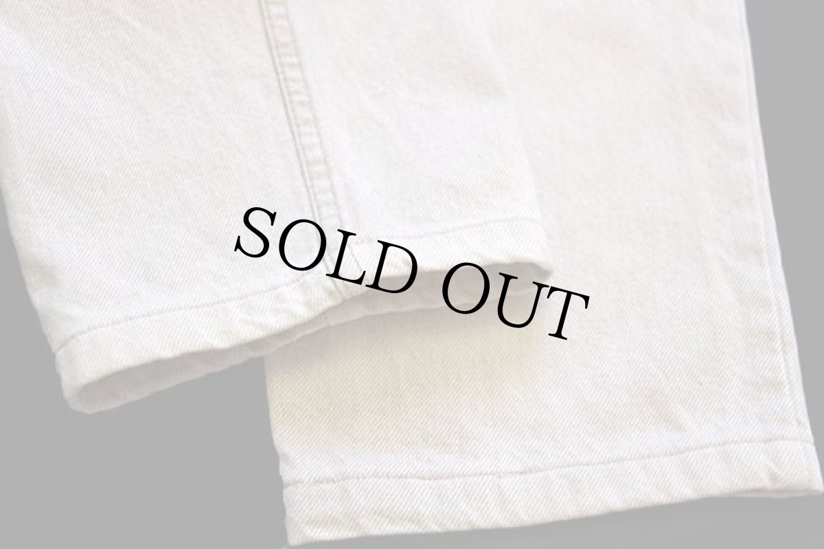 画像8: 90s USA製 Levi'sリーバイス 550 先染め カラーデニムパンツ ライトカーキ w38 (8)