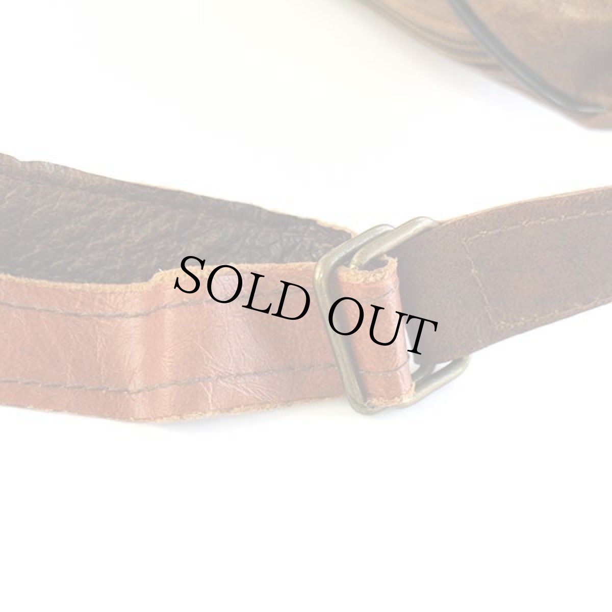 画像6: UNKNOWN ディアスキン オールレザー ウエストポーチ 茶 (6)