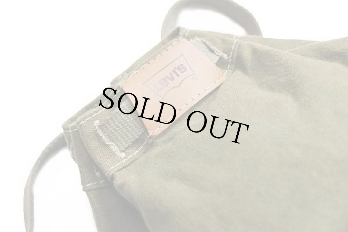 画像7: Levi'sリーバイス U.S.MAIL バケツ型 コットン キャンバス ショルダーバッグ オリーブ (7)