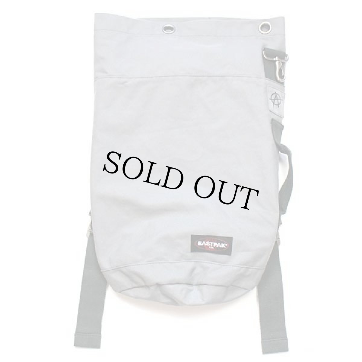 画像2: EASTPAKイーストパック アナーキー ロゴ 2WAY ナイロン ダッフルバッグ バックパック グリーングレー (2)