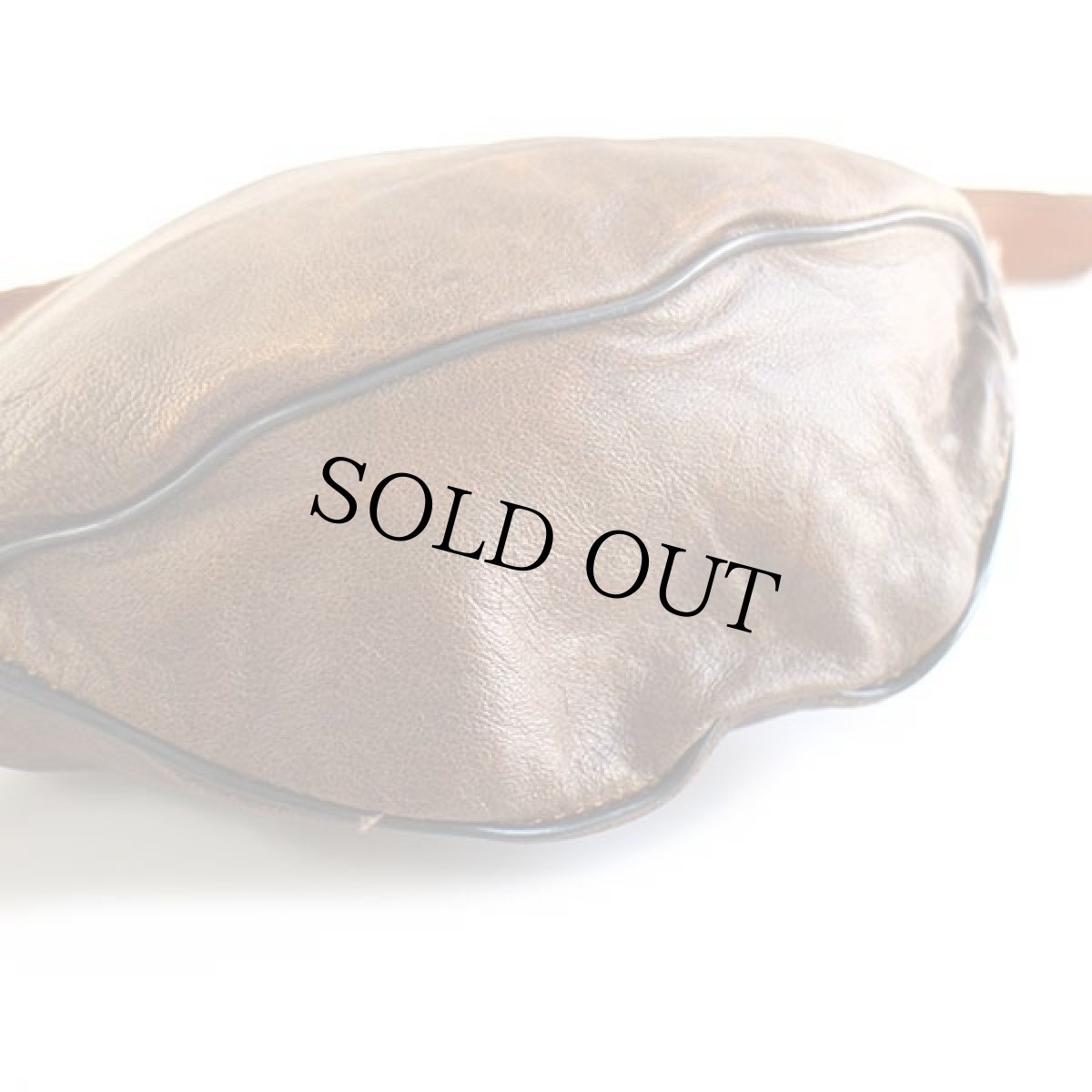 画像4: UNKNOWN ディアスキン オールレザー ウエストポーチ 茶 (4)