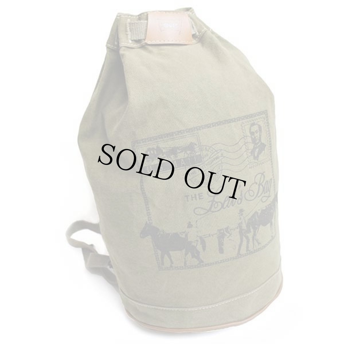 画像2: Levi'sリーバイス U.S.MAIL バケツ型 コットン キャンバス ショルダーバッグ オリーブ (2)