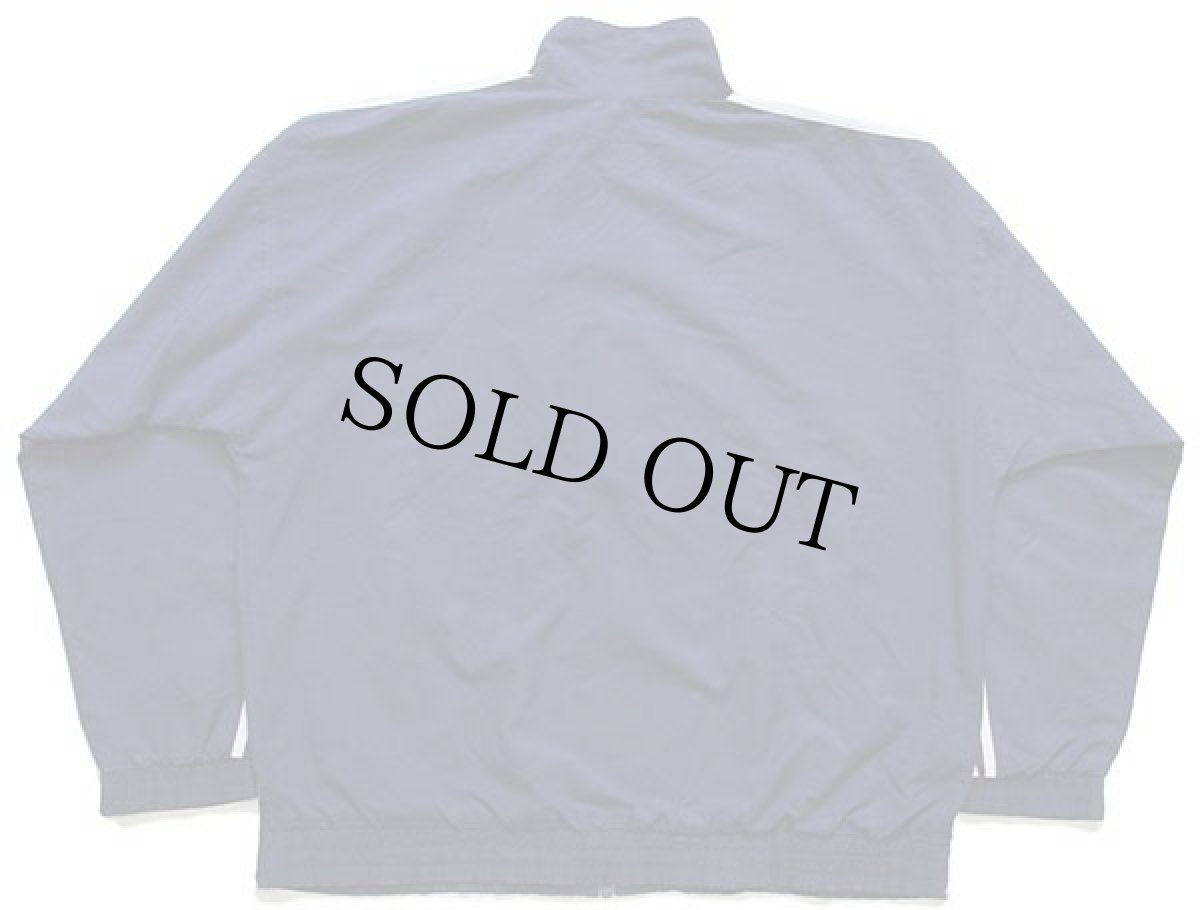 画像2: 90s adidasアディダス トレフォイル ロゴ刺繍 ジャケット 紺×白 M (2)