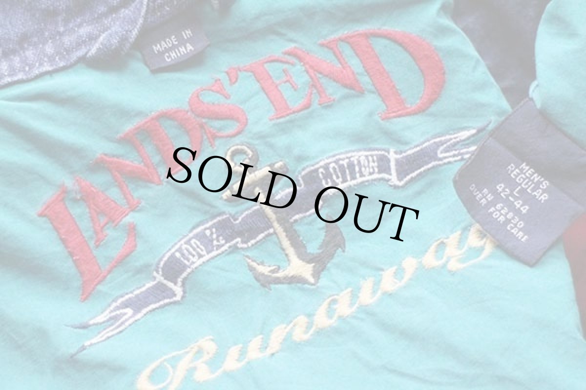 画像4: 00s LANDS'ENDランズエンド Runaway デニム ハリントンジャケット L (4)