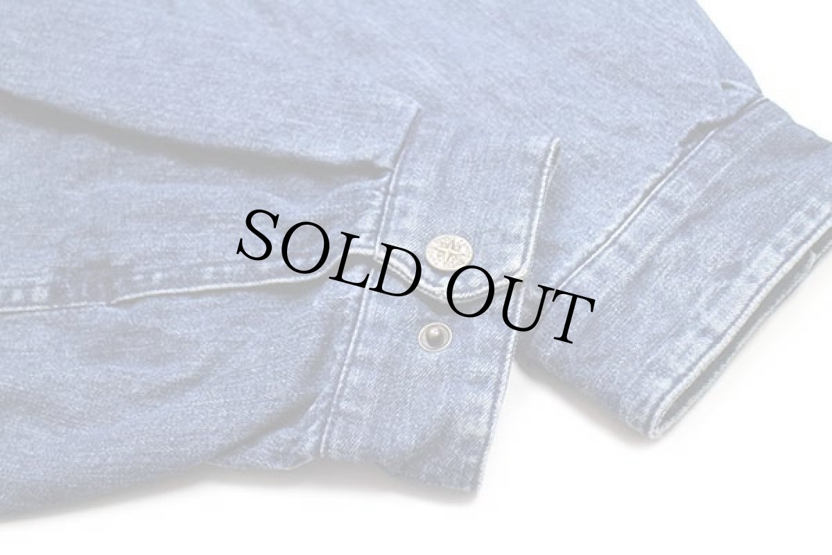 画像7: 00s LANDS'ENDランズエンド Runaway デニム ハリントンジャケット L (7)