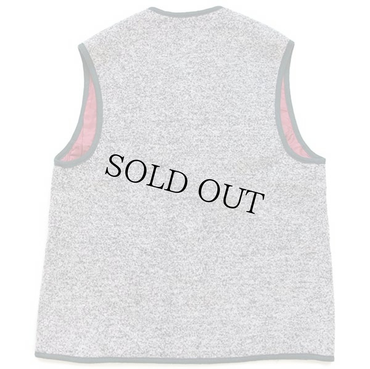 画像2: Traunsee Trachten walker Moessmer 鹿角ボタン ノーカラー チロリアン ボイルドウール ベスト グレー ミックス (2)