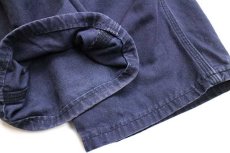 画像8: メキシコ製 carharttカーハート FR HRC2 ダック地 ワークパンツ ダークネイビー 12 L30 (8)