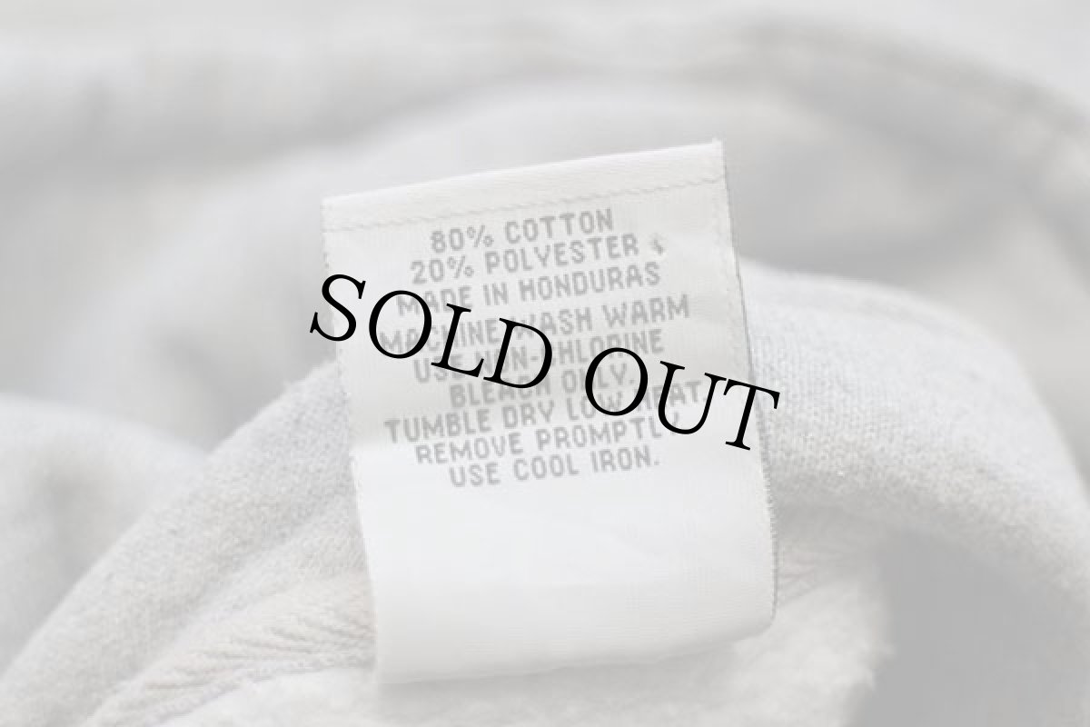 画像5: 00s GREEN BAY EAST RED DEVILS デビル 刺繍&パッチ スウェットパーカー 杢グレー XL (5)