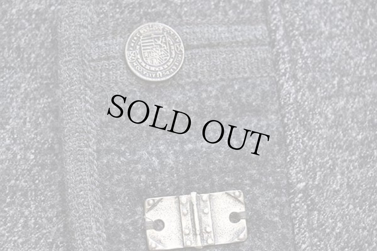 画像6: Traunsee Trachten ノーカラー チロリアン ボイルドウール ベスト グレー ミックス (6)