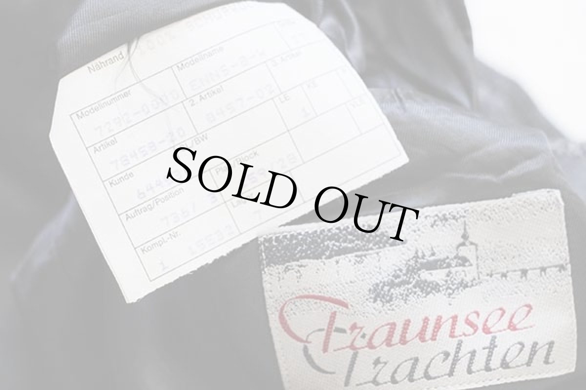 画像4: Traunsee Trachten ノーカラー チロリアン ボイルドウール ベスト グレー ミックス (4)