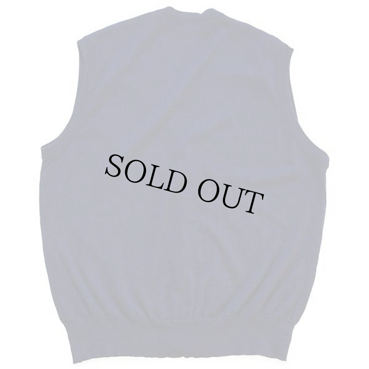 画像2: 70s フランス製 CHEMISE LACOSTE ラコステ ワンポイント ウールニット ベスト カーディガン 紺 6 (2)