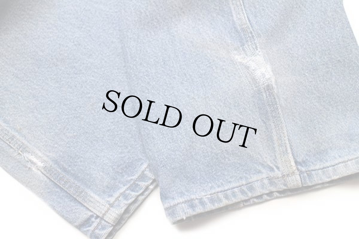 画像8: メキシコ製 carharttカーハート デニム ダブルニー ペインターパンツ ペンキ飛び w34 L34 (8)