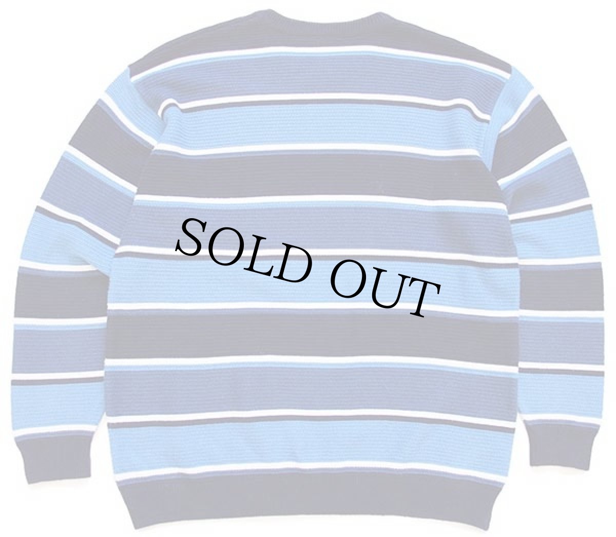 画像2: 90s LACOSTEラコステ マルチボーダー コットン×アクリルニット セーター 6 (2)