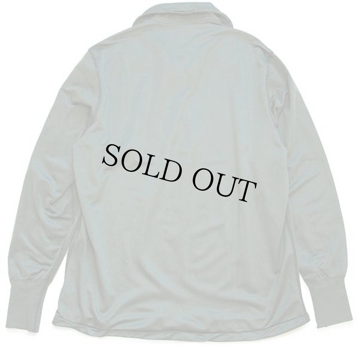 画像2: 00s 米軍 ハイネック ハーフジップ スリーピングシャツ オリーブ L (2)