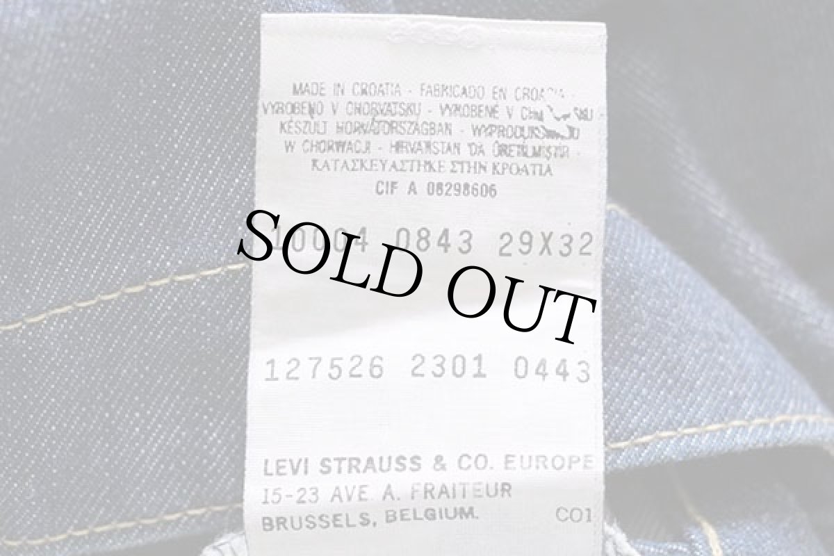 画像6: 00s Levi'sリーバイス ENGINEERED JEANS 10004 立体裁断 デニムパンツ w29 L32★ユーロ (6)
