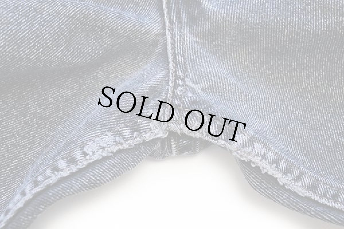 画像7: 90s USA製 Levi'sリーバイス 505 ケミカルウォッシュ カラーデニムパンツ カスタム 後染め 紺 w34 L30★112 アシッド (7)