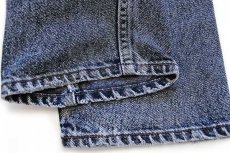 画像8: 90s USA製 Levi'sリーバイス 505 ケミカルウォッシュ カラーデニムパンツ カスタム 後染め 紺 w34 L30★112 アシッド (8)