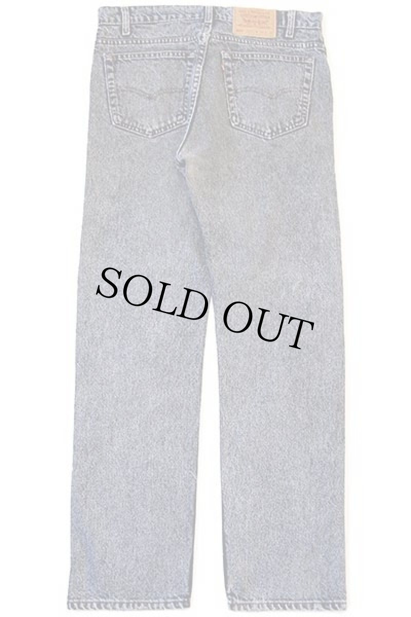 画像3: 90s USA製 Levi'sリーバイス 505 ケミカルウォッシュ カラーデニムパンツ カスタム 後染め 紺 w34 L30★112 アシッド (3)