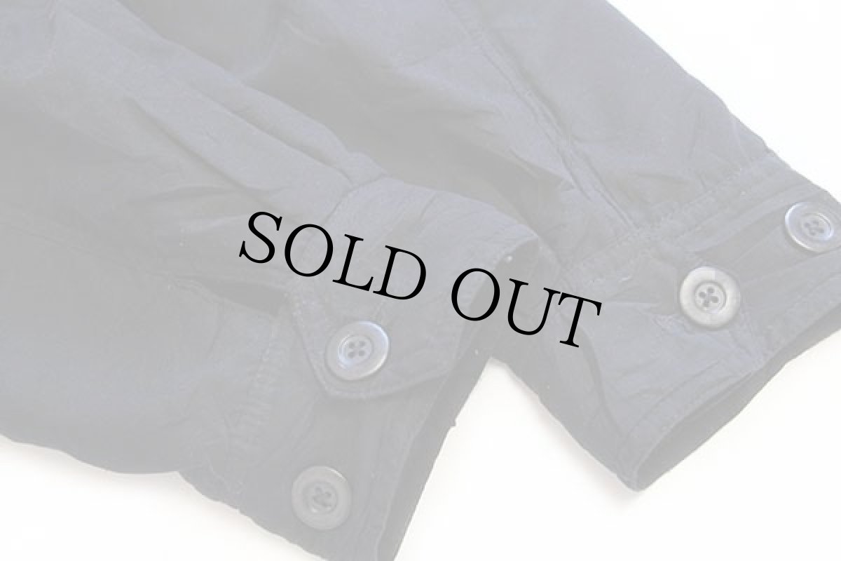 画像7: 90s GAPギャップ 中綿入り ナイロン フィールドパーカー 黒 S (7)