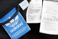 画像4: adidasアディダス トレフォイル ロゴ刺繍 トラックジャケット 黒×金 S★ジャージ (4)