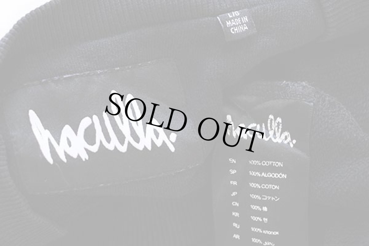 画像4: Haculla ハキュラ NEW YORK 刺繍 コットン スウェット 黒 L (4)