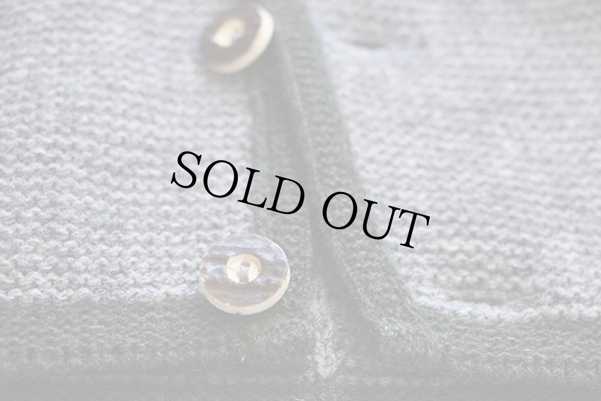 画像6: St.Peter Trachten ノーカラー チロリアン ウールニット ベスト カーディガン グレー 52 (6)