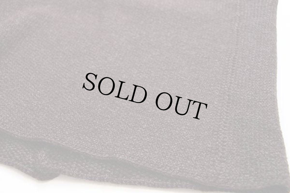 画像6: UNKNOWN 無地 チロリアン ウール ハンドニット ベスト 焦げ茶 (6)