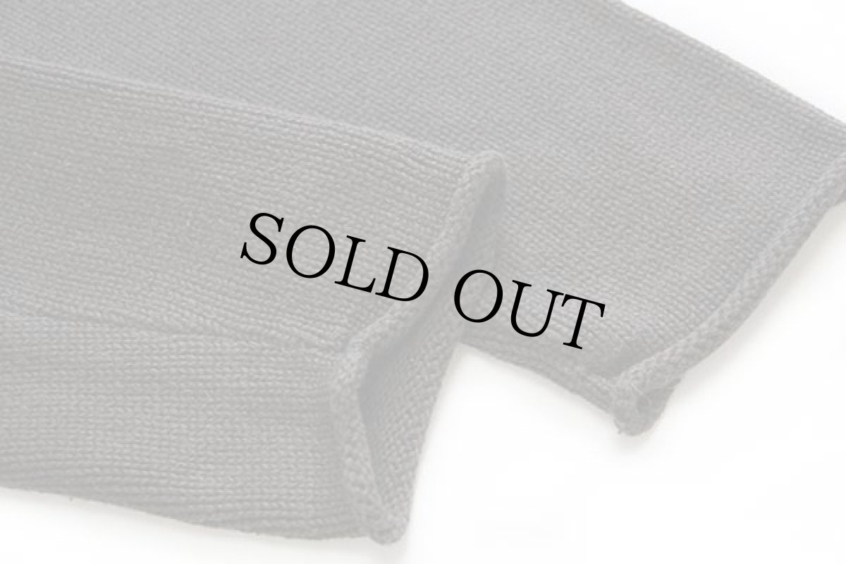 画像6: 00s J.CREW 無地 ロールネック コットンニット セーター ダークブラウン L (6)