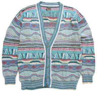 90s デンマーク製 BLUE WILLI'S DEN-M-NIT コットンニット