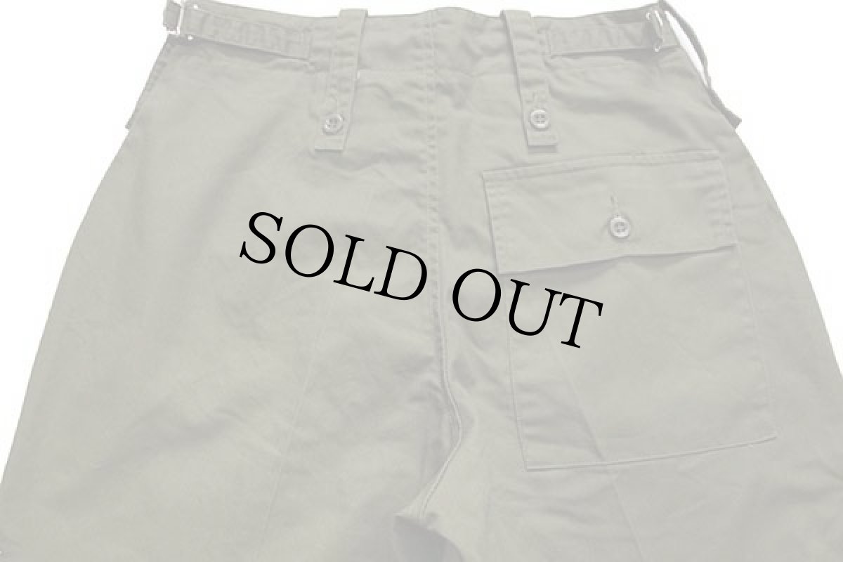 画像5: 90s イギリス軍 BRITISH ARMY ベイカータイプ ライトウェイト トラウザーズ オリーブ w30★A (5)