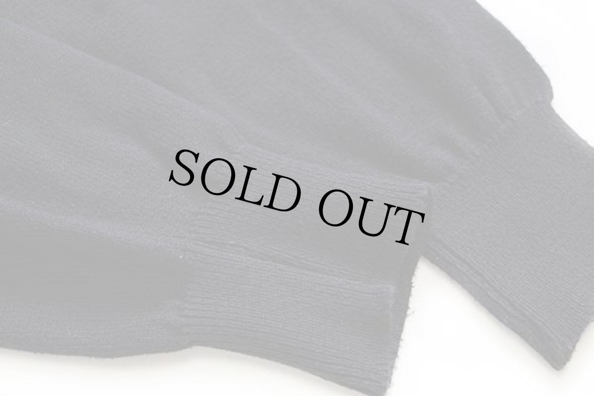 画像6: 80s スコットランド製 Titleistタイトリスト アート コットンニット セーター 黒 L (6)