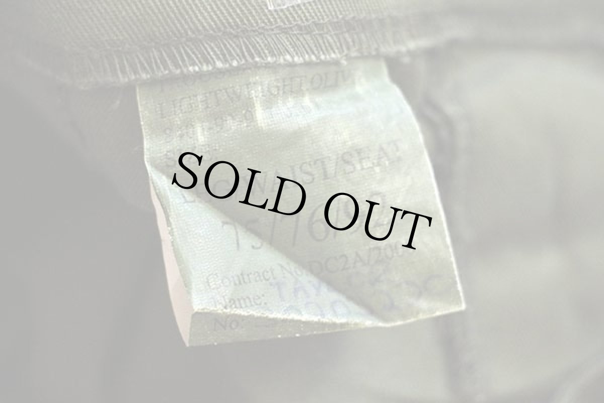 画像6: 90s イギリス軍 BRITISH ARMY ベイカータイプ ライトウェイト トラウザーズ オリーブ w30★C (6)