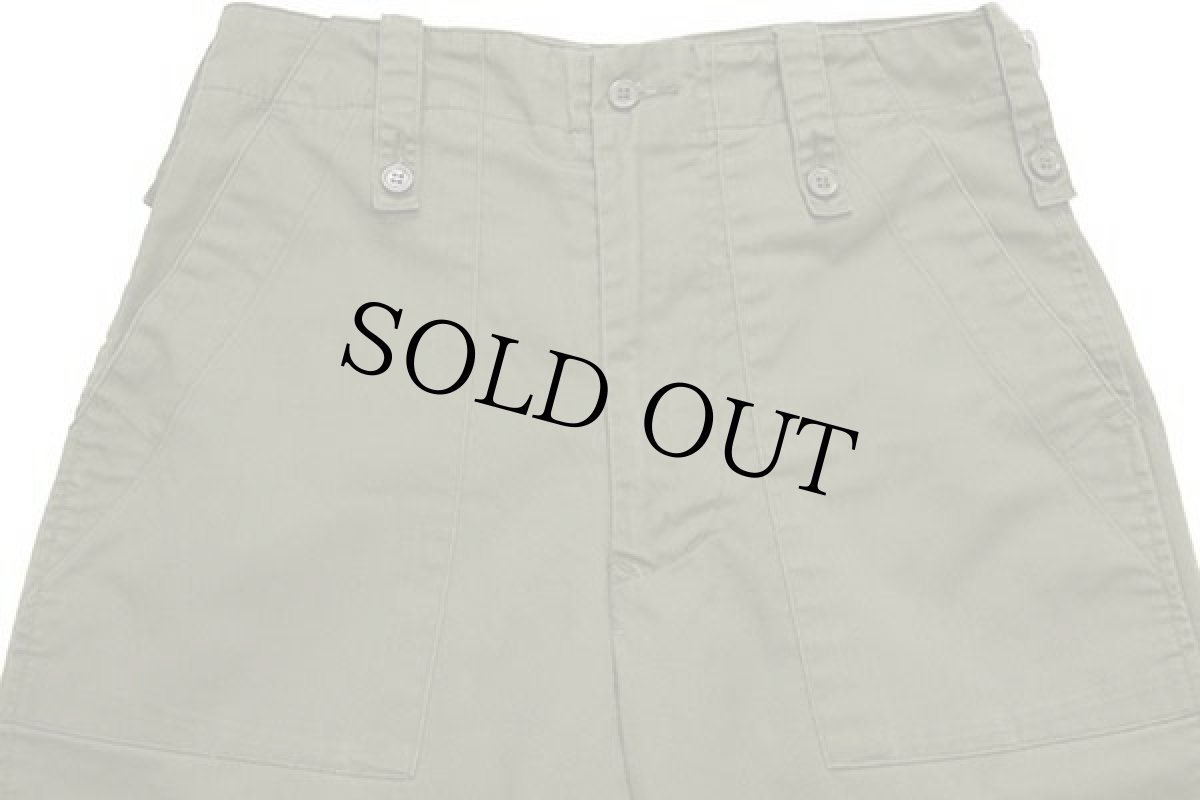 画像4: 90s イギリス軍 BRITISH ARMY ベイカータイプ ライトウェイト トラウザーズ オリーブ w30★C (4)