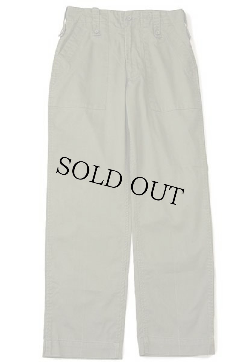 画像2: 90s イギリス軍 BRITISH ARMY ベイカータイプ ライトウェイト トラウザーズ オリーブ w30★C (2)