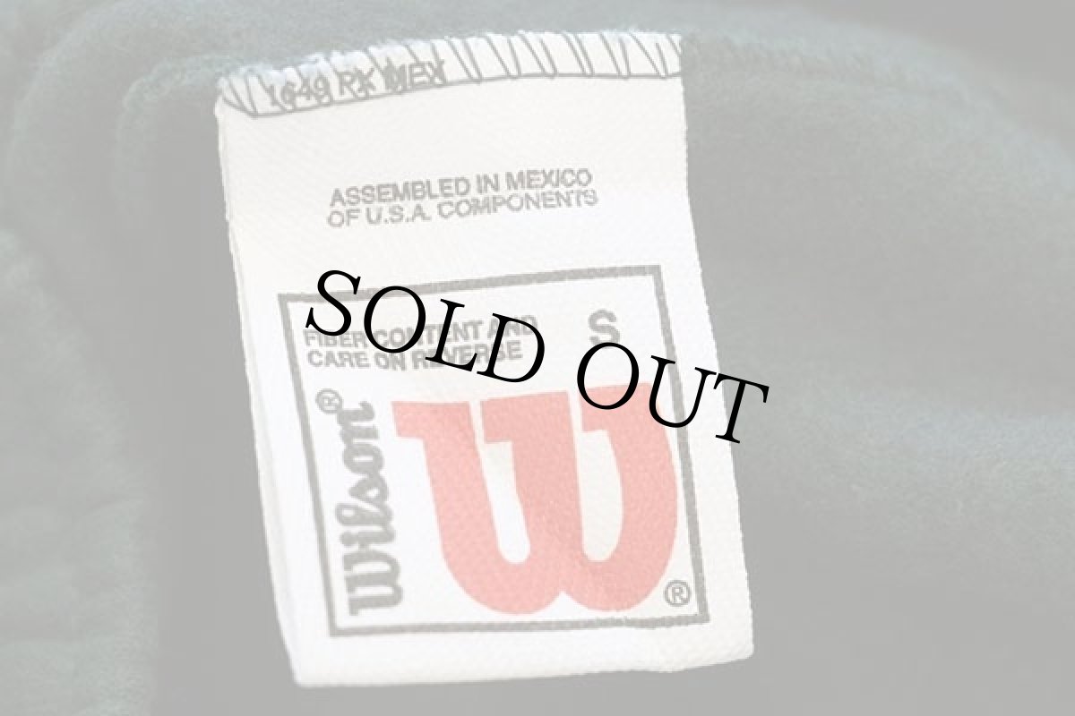 画像6: デッドストック★90s Wilsonウィルソン 無地 スウェットパンツ 緑 S (6)