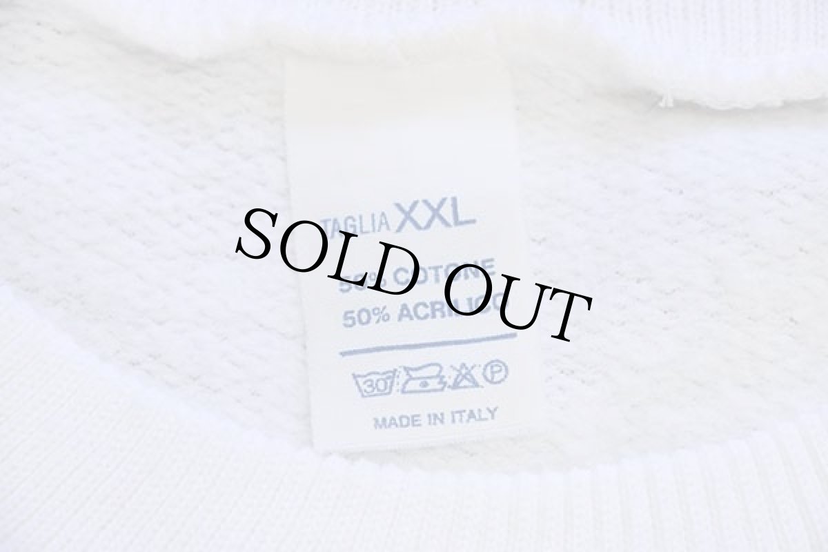 画像6: 80s イタリア製 スヌーピー ウッドストック 発泡プリント スウェット 白 XXL★特大 (6)