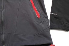 画像6: 00s THE NORTH FACEノースフェイス APEX ツートン 切り替え ストレッチ ソフトシェルジャケット グレー×黒 M (6)