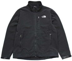 画像1: THE NORTH FACEノースフェイス ストレッチ ソフトシェルジャケット 黒 M (1)