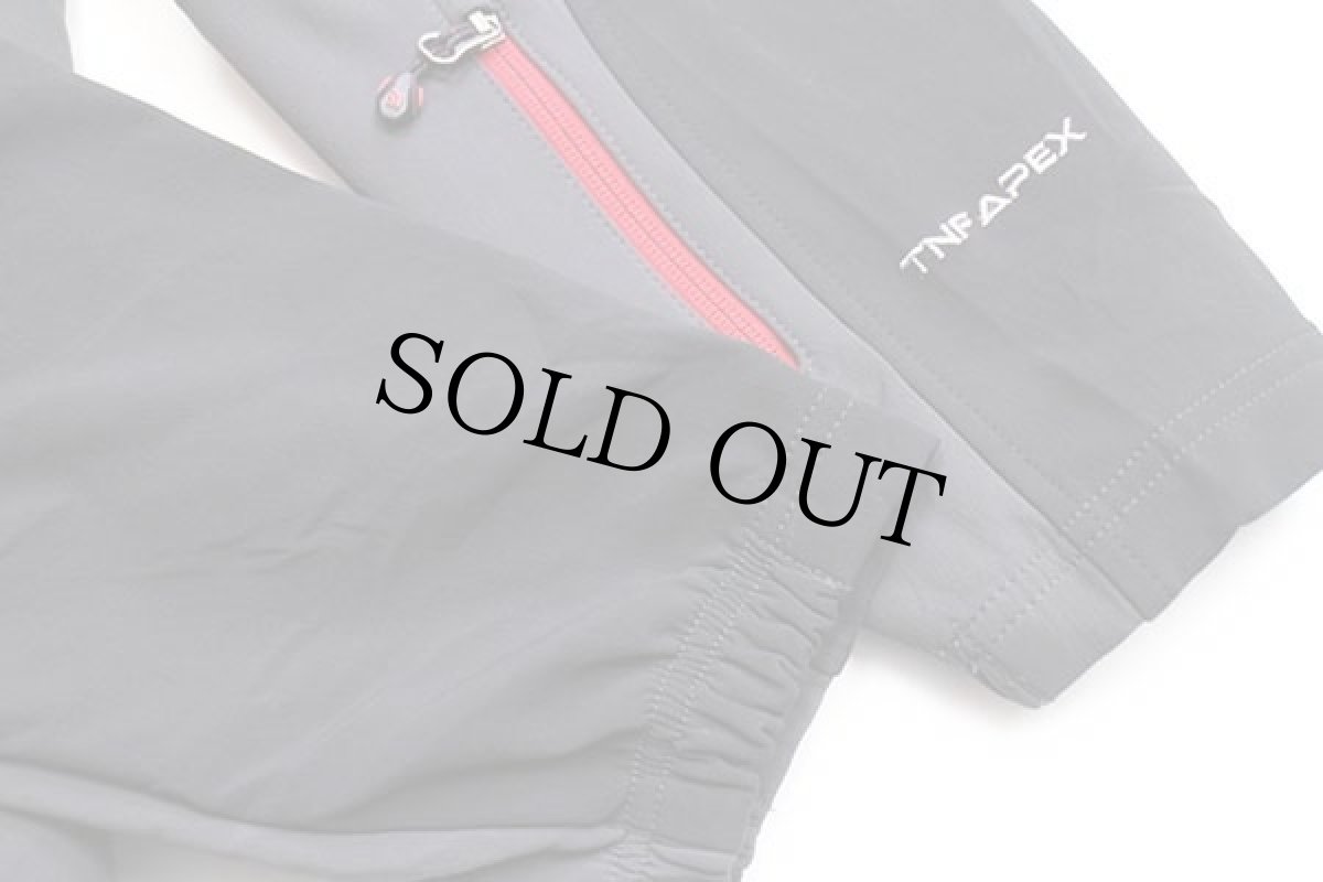 画像7: 00s THE NORTH FACEノースフェイス APEX ツートン 切り替え ストレッチ ソフトシェルジャケット グレー×黒 M (7)