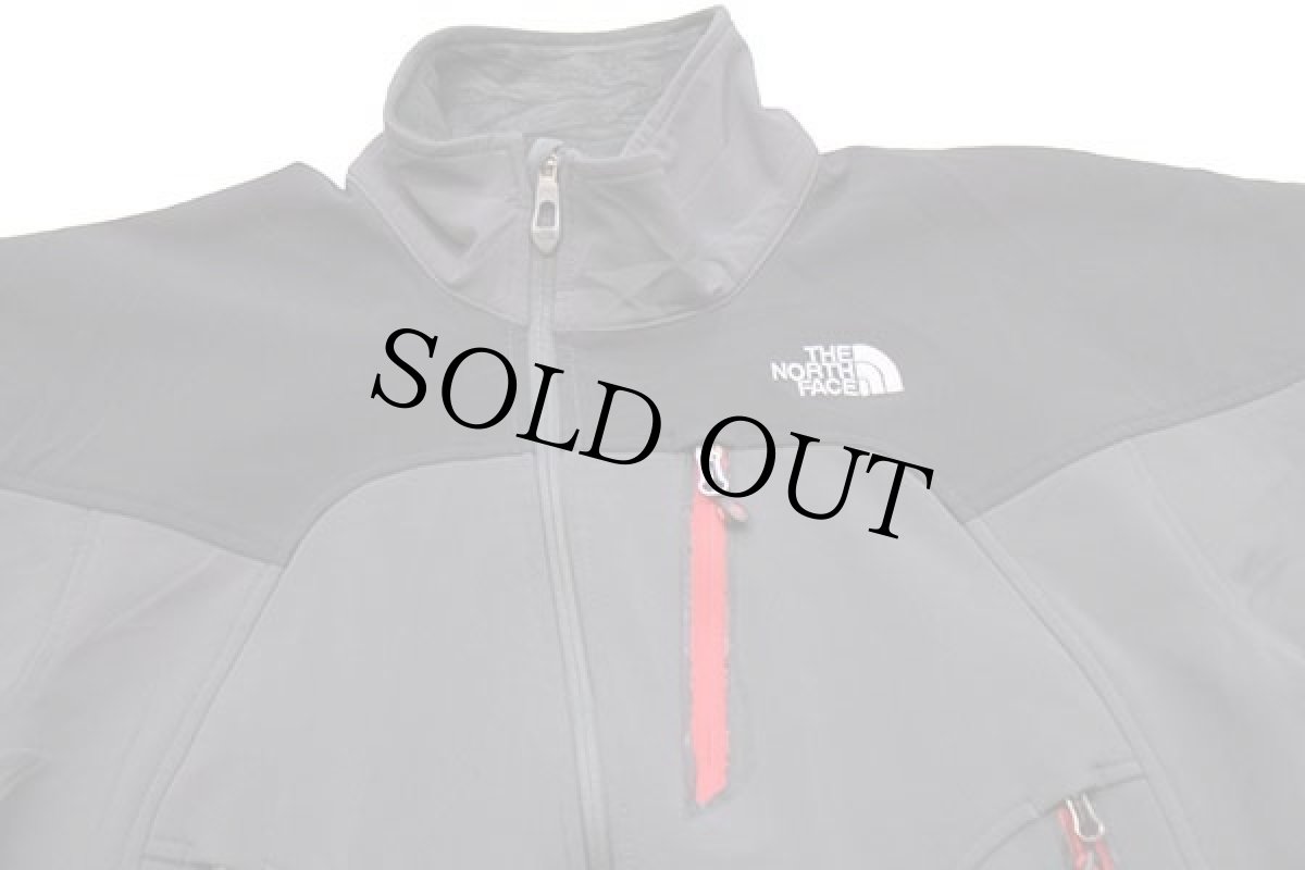 画像3: 00s THE NORTH FACEノースフェイス APEX ツートン 切り替え ストレッチ ソフトシェルジャケット グレー×黒 M (3)