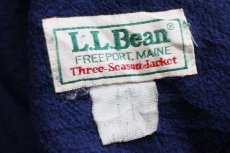 画像4: 80s L.L.Bean Three-Season Jacket フリースライナー ナイロンジャケット 青L-T (4)