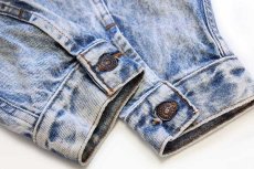 画像6: 80s USA製 Levi'sリーバイス 70507 ケミカルウォッシュ デニムジャケット 4ポケット XL★アシッド (6)