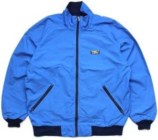 画像1: 80s L.L.Bean Three-Season Jacket フリースライナー ナイロンジャケット 青L-T (1)