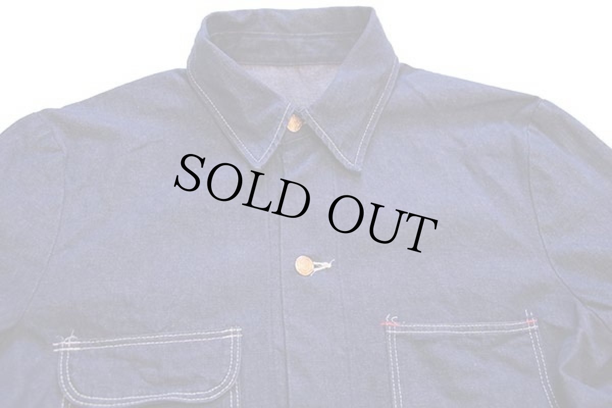 画像3: 70s USA製 Wranglerラングラー バットダイ デニム カバーオール 42 (3)