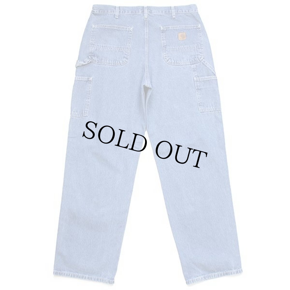 画像3: 00s メキシコ製 carharttカーハート デニム ペインターパンツ w36 L32 (3)