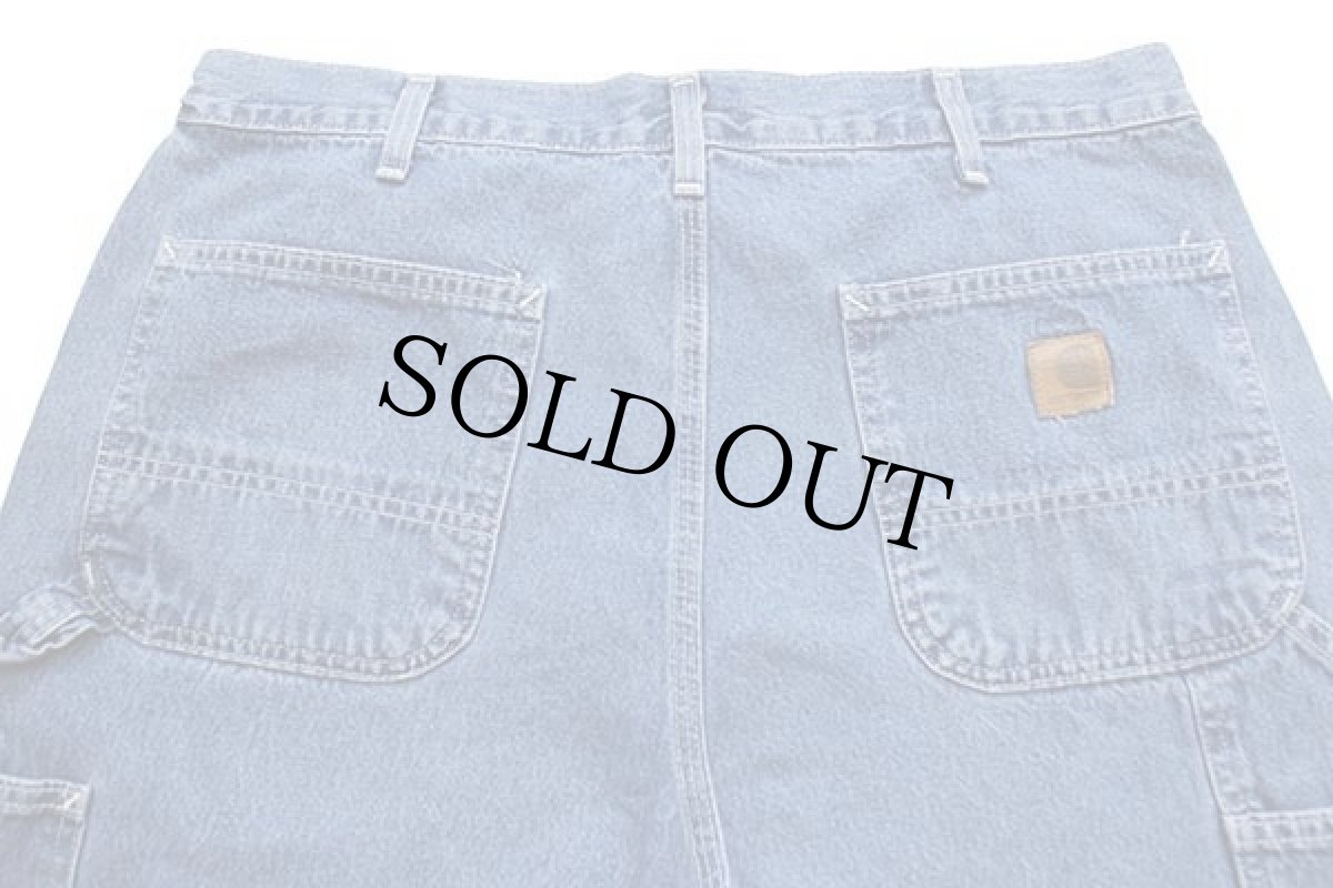 画像5: 00s メキシコ製 carharttカーハート デニム ペインターパンツ w36 L32 (5)