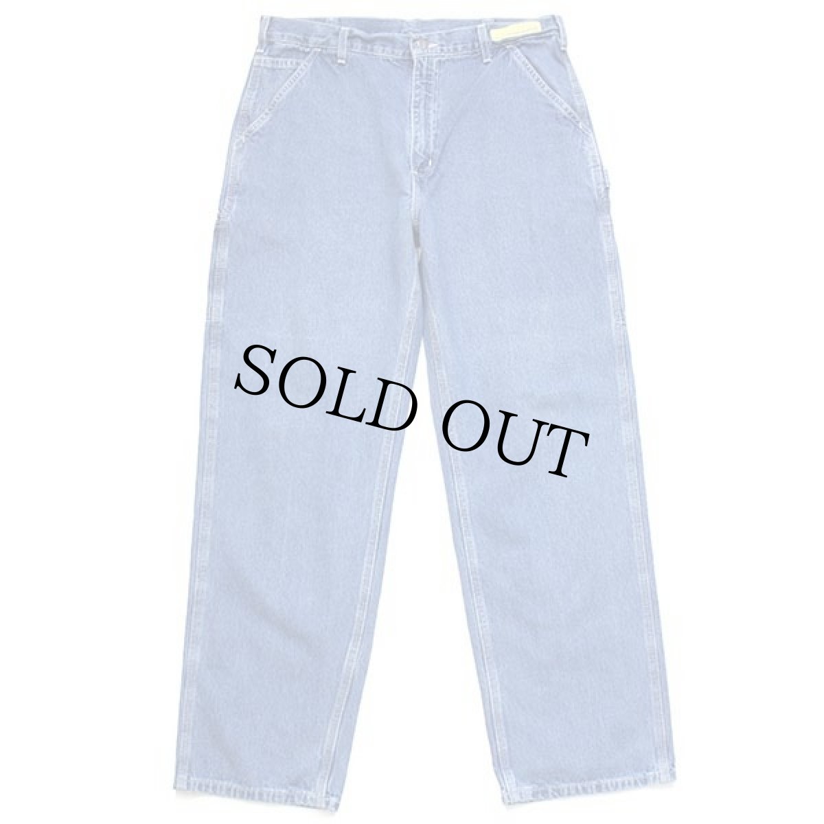 画像2: 00s メキシコ製 carharttカーハート デニム ペインターパンツ w36 L32 (2)