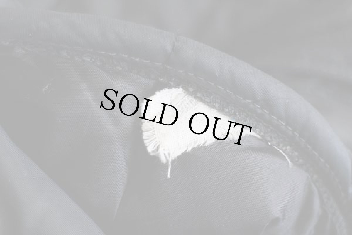 画像5: 60s USA製 BIG SMITHビッグスミス ナイロン キルティングジャケット 黒 M (5)