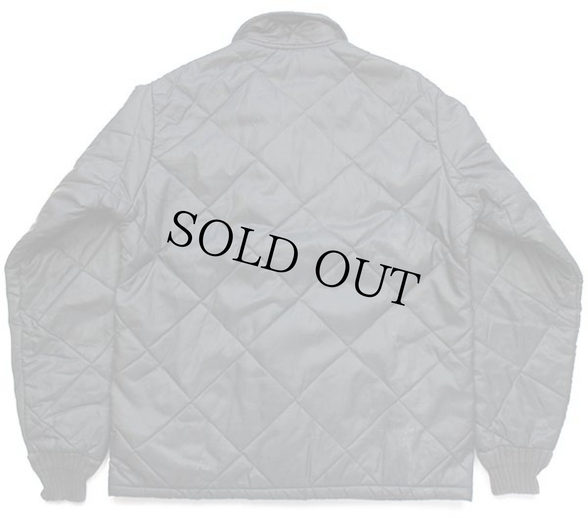 画像2: 60s USA製 BIG SMITHビッグスミス ナイロン キルティングジャケット 黒 M (2)